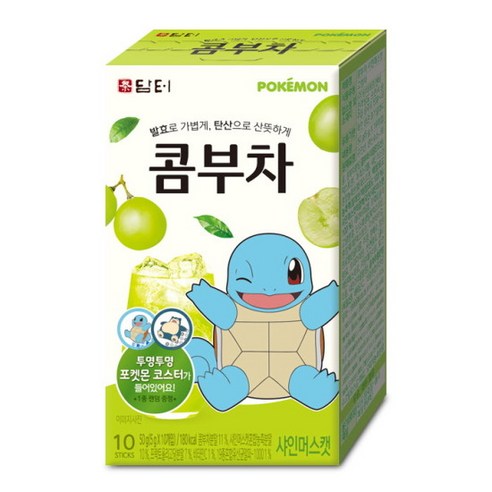 [담터] 콤부차 포켓몬 샤인머스켓 10개입