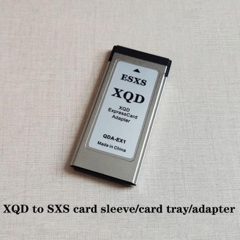 소니 카드 슬리브 트레이 어댑터 QDA-EX1 4K 메모리 Z280 EX280 XQD to SXS, 한개옵션0