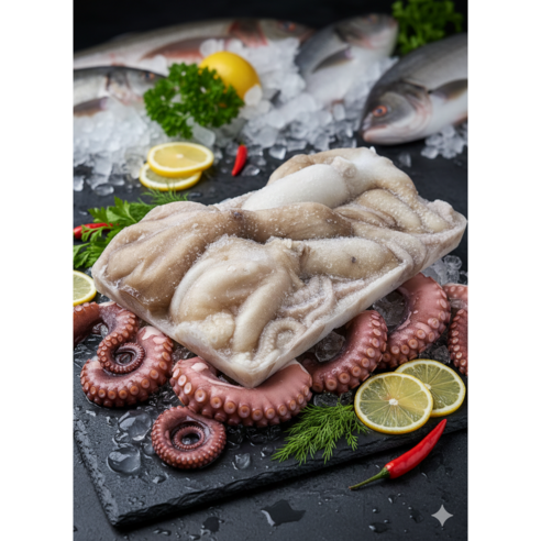 [삼풍수산]-프리미엄-하북-냉동활낙지 큰 사이즈-낙지볶음/해물탕/해물찜/연포탕-가정용, 2개, 850g