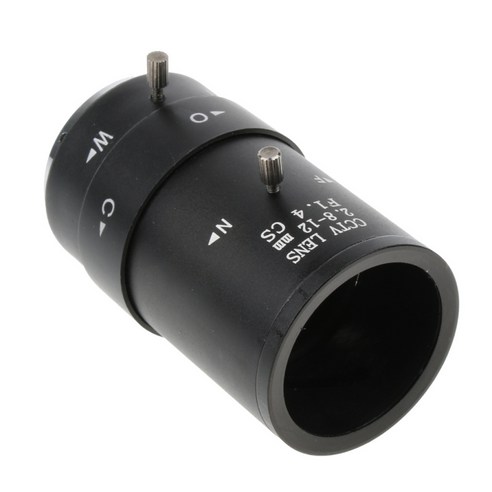 YSSHOP CCTV 보안 카메라 6-15mm 가변 초점 렌즈 수동 IRIS 줌 CS 마운트 렌즈, 58cm, 블랙, 설명