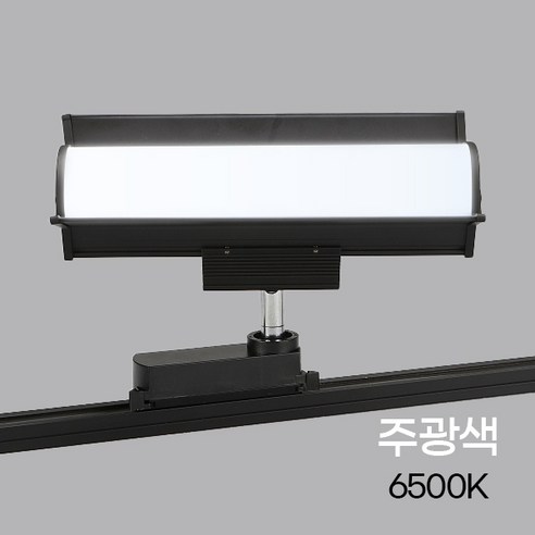 LED 레일조명 레일등기구 모던 투광기 30W, 주광색(하얀빛), 1개, 블랙