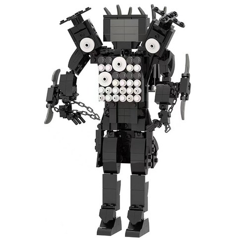 스키비디토일렛 블록 타이탄 TV맨 538PCS, 혼합색상