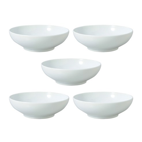 무인양품 MUJI 백자 다용도 사발 4547315581207 5개, 화이트