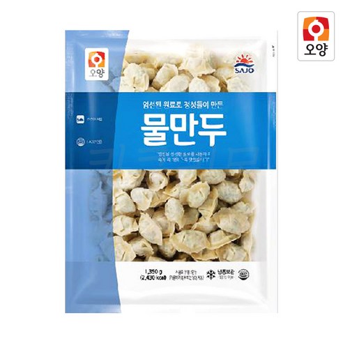 사조오양 대용량 물만두 1.35kg, 속이 꽉 찬 1팩 개성물만두 사조오양 대용량 물만두 1.35kg, 속이 꽉 찬 1팩 개성물만두