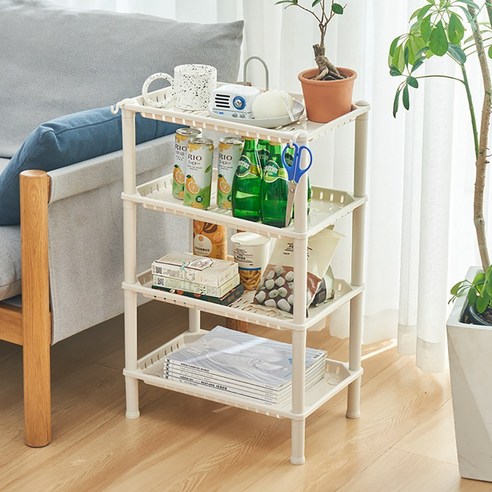 공간을 디자인하는 실용적인 선택, 살림살림 4단 조립선반