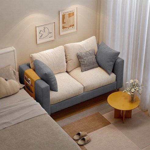 남쪽나무 2인용 소파 거실 소파 사무실 소파 빈백소파 침실 소파 소파, 1250MM, X8