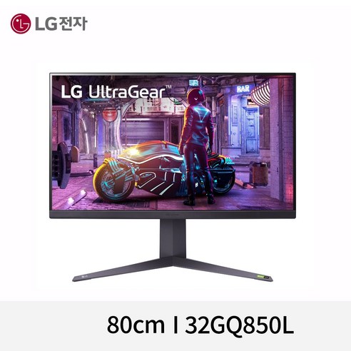 LG 32GQ850L 32인치 4K UHD 나노IPS 게이밍모니터 ON.