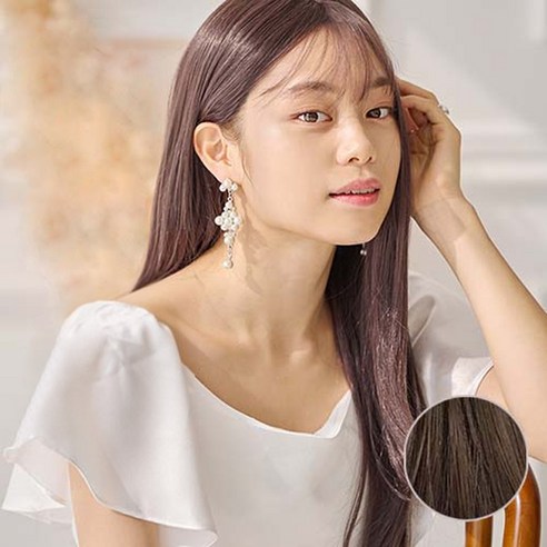 가발매니아 루나 61cm 수제통가발 프론트레이스(프리미엄 G사), 초코브라운
