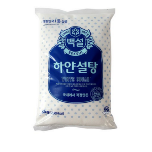 백설 하얀설탕, 3kg, 30개