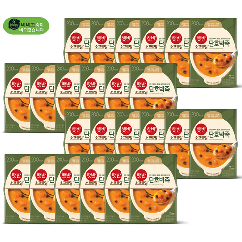 비비고 단호박죽, 280g, 24개