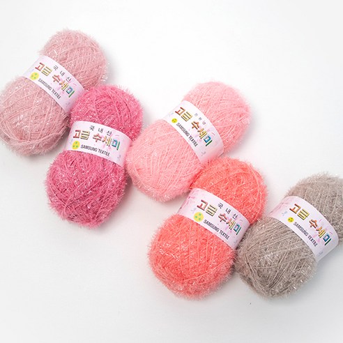 울클럽 뜨개실 고급수세미실: 촉감과 내구성이 뛰어난 고급 뜨개실