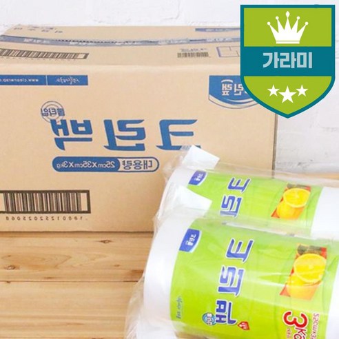 위생백 비닐백 위생롤백 6개입롤백 위생팩 (BOX)크린롤백(대용량)25x35x3k, 본상품선택