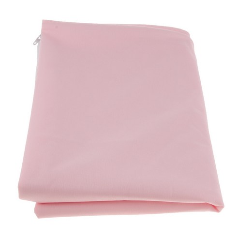베개 커버 쿠션 커버 지퍼 포함 50x70cm, 핑크, 설명