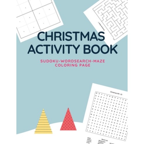 Christmas Activity Book: kids word search - word find books for kids (Sudoku -Wordsearch -Maze - Col... Paperback, Independently Published, English, 9798573969404