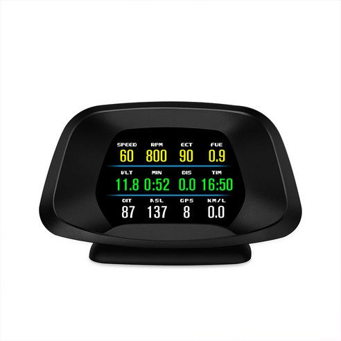 DEEN HUD 속도 RPM 탐색 프로젝터 자동차 OBD2 GPS 디지털 속도계 전자 알람 시스템 헤드업디스플레이 P19-HUD (OBD2+GPS+NAVIGATION)