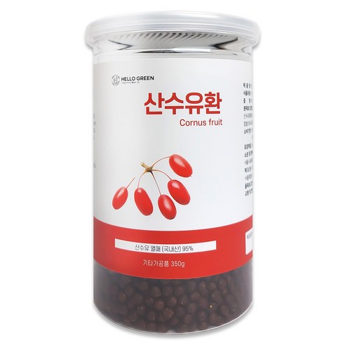 헬로우 그린 국산 국내산 구례 산수유환 350g, 1개