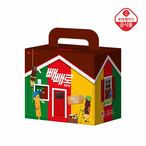 빼빼로  [패키지] 빼빼로 혼합 10입, 1개