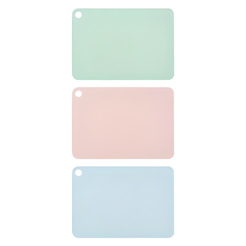 글라스락 베이비 TPU 도마 파스텔 3P 세트