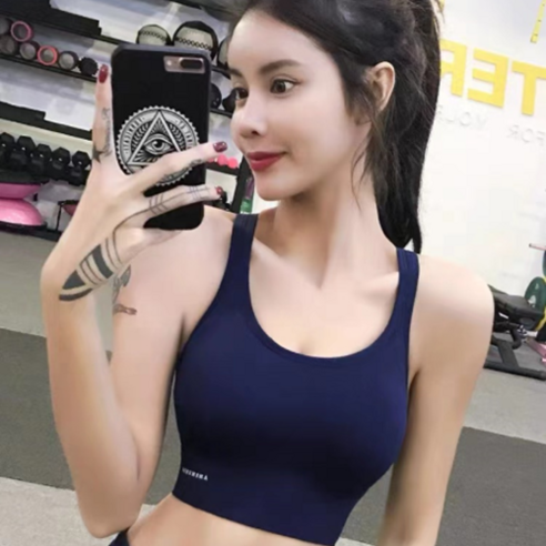 JAVCOLY러닝 트레이닝 웨어 여 충격을 흡수 방진 등 강도 높은 표준화된 미 푸쉬형 헬스 요가 브라 나시