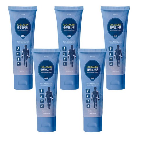콜라겐 쿨 글루코사민 크림, 5개, 150ml