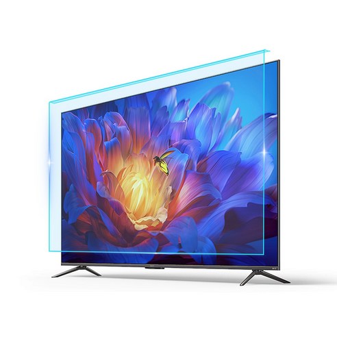 BaiLian 거치식TV보호기 파손방지 화면보호기 블루라이트 차단 시력보호 40~65인치 (TV필터), 1개, TV보호기 65인치(1455mm*840mm)