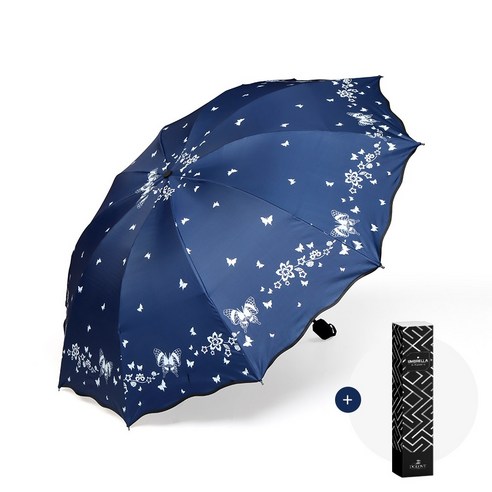 디글러브 UV 99% 자외선 차단 양산 초경량 미니 우양산 3단 양우산 + 선물박스 포함