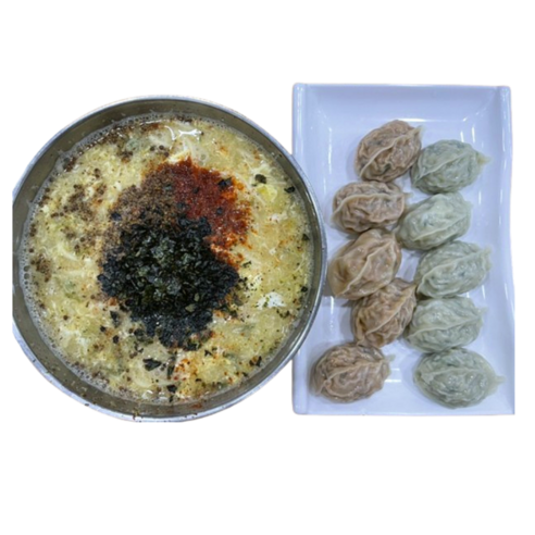 전주맛집 베테랑 칼국수 2인분 + 김치만두 1팩 세트 (즉시배송), 3개, 266g