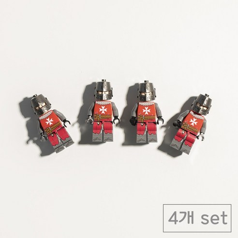 84x84 인테리어 레고 현관문 냉장고자석 마그네틱, 헬맷기사들4p