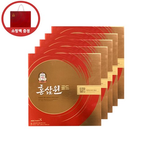 정관장 홍삼원골드 50mlx30포 5세트 쇼핑백증정 명절선물, 50ml