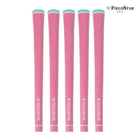 필드스타 GUSTO 엘라스토머 드라이버 아이언 우드 그립 여성용 5p, 핑크, 5개
