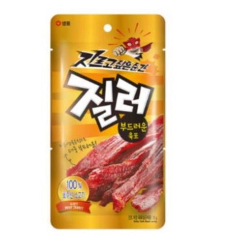 질러 부드러운 육포, 20g, 6개