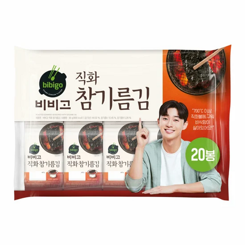 CJ 명가 직화구이김 4.5g x 12 x 5, 60개