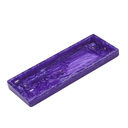 키보드 케이스 수지 쉘 60% DIY GH60 GK61/RK61 306x115x30mm, 내구성 플라스틱, 보라