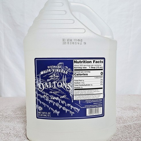 하인즈 디스틸드 화이트 식초, 5L, 1개 식초말통 하인즈 디스틸드 화이트 식초, 5L, 1개 식초말통