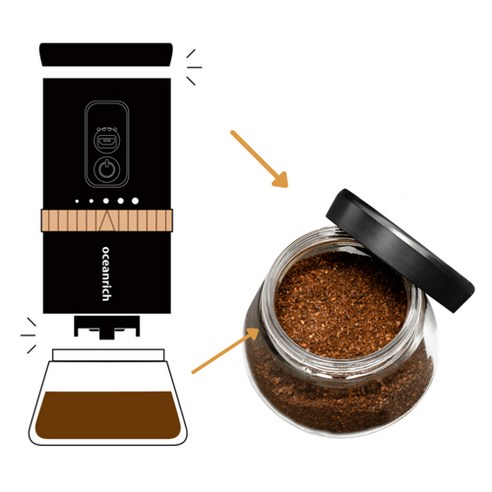 오션리치 전동 커피 원두 그라인더: 커피 애호가를 위한 완벽한 그라인더