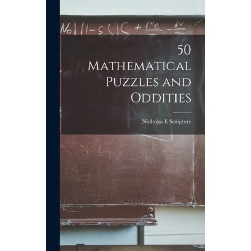 (영문도서) 50 Mathematical Puzzles and Oddities Hardcover, Hassell Street Press, English, 9781014258892