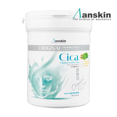 안스킨 시카 모델링 마스크(고무팩) 240g, 1종, 1개 안스킨 시카 모델링 마스크(고무팩) 240g, 1종, 1개