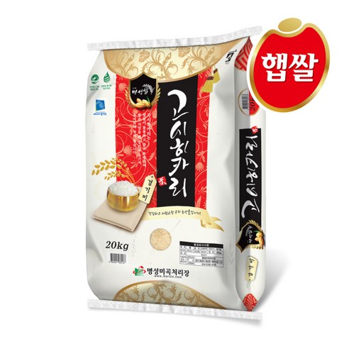 24년산 햅쌀 특등급 고시히카리, 10kg, 1개 아끼바리 24년산 햅쌀 특등급 고시히카리, 10kg, 1개 아끼바리