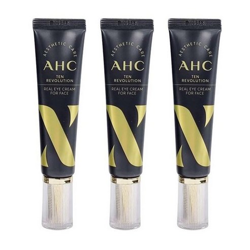 AHC 텐 레볼루션 리얼 아이크림 포 페이스, 30ml, 3개