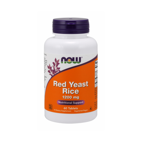 나우푸드 레드 이스트 라이스 1200mg 타블렛 비건, 60정, 1개