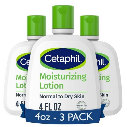 더마비 울트라 모이스처 바디크림 우디 & 파우더향, 430ml, 1개 세타필바디로션 13 세타필 바디 모이스처라이저 모든 피부 유형에 맞는 수분 보습 로션 민감한 피부에 적합 NEW 20온스 무향 저자극 논코메도제닉, Unscented_4 Fl Oz (Pack of 3)