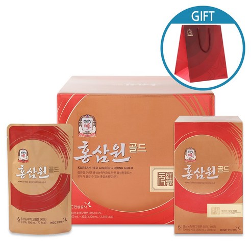 정관장 홍삼원골드 쇼핑백포함, 100ml, 32개