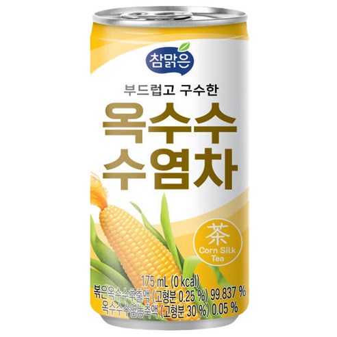 참맑은 옥수수수염차, 175ml, 30개