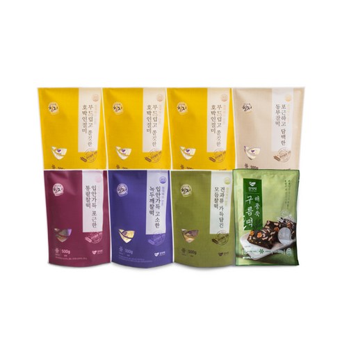 기타 23년_창억떡 6종 세트(80개)_호박인절미동부찰떡통팥찰떡녹두깨찰떡모듬찰떡쑥구름떡, 1세트, 1oz Best Top3