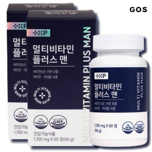 약국 종합비타민 남성 메가 골드 B군 비비 번아웃 직장인, 2세트, 60정