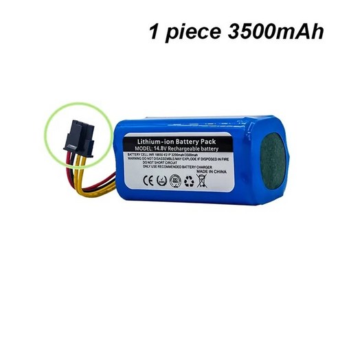 RRTGKLL 로봇 진공 청소기 배터리 리튬 이온 교체 LIFERO RX9 360 S5 S7pro T90 14.8V 3500mAh, 14.8 볼트, 1 piece 3500mAh