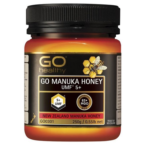 [호주직송] GO Healthy Manuka Honey UMF 5+ (MGO 80+) 250gm, 1개