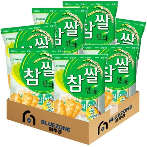 크라운 참쌀선과 115g 7개입, 35개