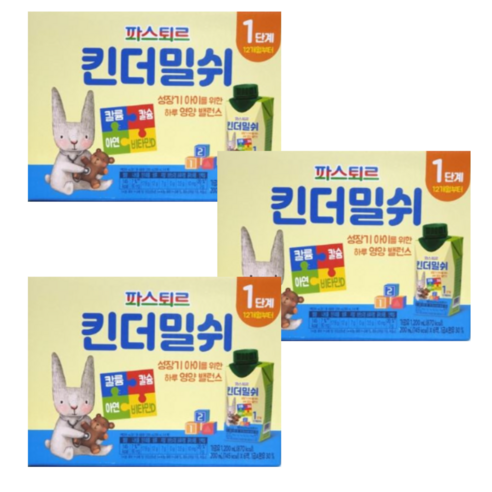 파스퇴르 킨더밀쉬 액상분유 1단계 200ml