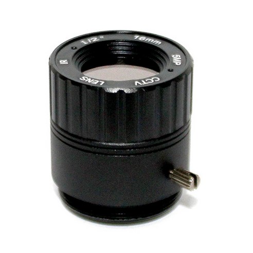 고정 볼트 카메라 렌즈 16mm5MP 네트워크 렌즈 카메라 렌즈 CCTV 렌즈 카메라 액세서리, 검정